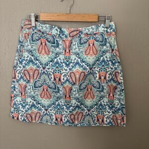 MASTERS BOBBY JONES Skort Pink and Blue Size 6 Side Zip